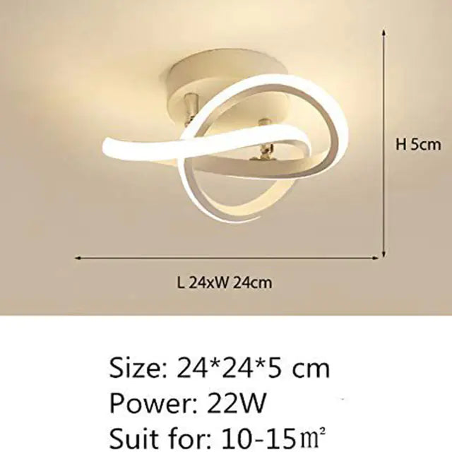 Nordic LED Pendant Light - Modern Geometry Design