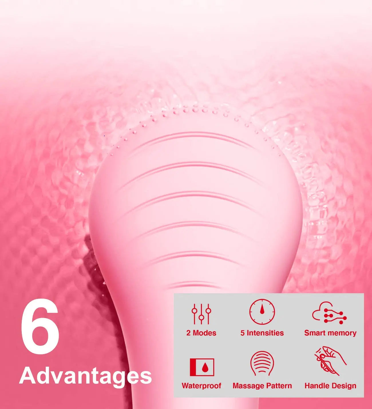 Sonic Facial Cleansing Brush – Rechargeable Electric Face Brush for Deep Pore Cleaning, Gentle Exfoliation & Skincare Enhancement