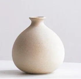 Bari Nordic Ceramic Flower Pot – Minimalist Decor Item for Home & Office | Elegant Ceramic Flower Pot with Glazed Finish