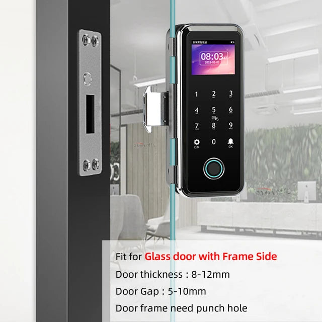 Smart Fingerprint Door Lock – Biometric Keyless Entry Digital Lock with App Control & Advanced Security Features