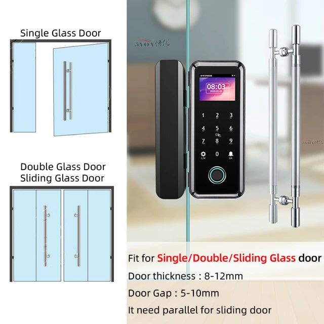 Smart Fingerprint Door Lock – Biometric Keyless Entry Digital Lock with App Control & Advanced Security Features