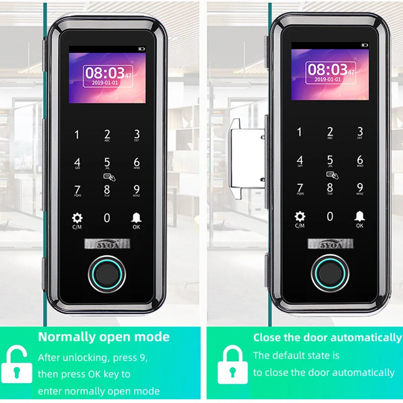Smart Fingerprint Door Lock – Biometric Keyless Entry Digital Lock with App Control & Advanced Security Features
