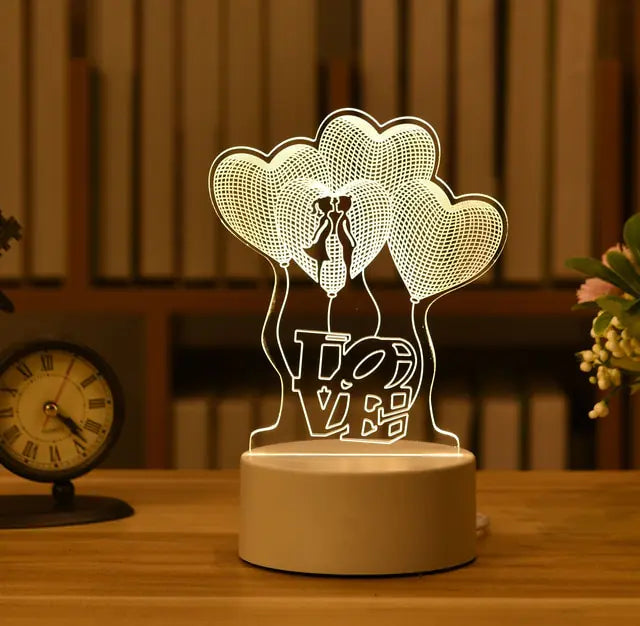 Acrylic 3D Lamps - Hominco