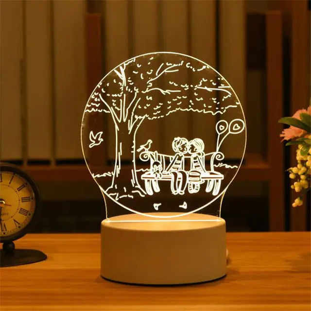 Acrylic 3D Lamps - Hominco