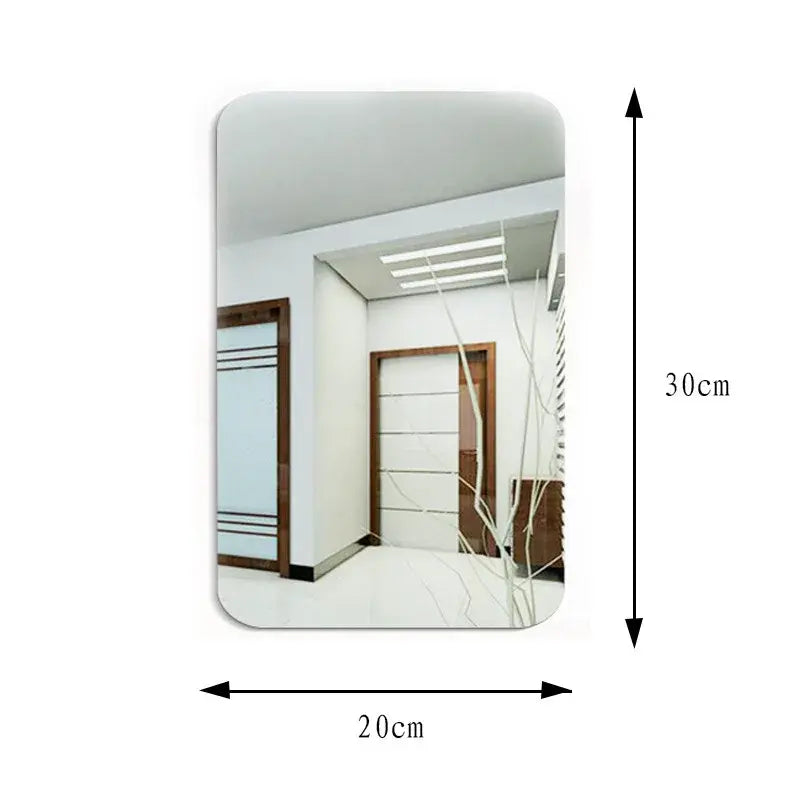 Removable Acrylic Mirror Wall Sticker