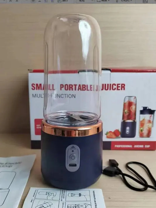 Portable Blender – 6-Blade Mini Juicer for Smoothies, Protein Shakes & Travel | Rechargeable and Compact