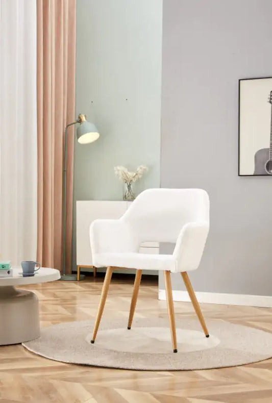 Dining Chair – Comfortable Fabric Dining Room Chair, Modern Upholstered Dining Chair for Living Room, Bedroom & Office Use | Sturdy & Stylish
