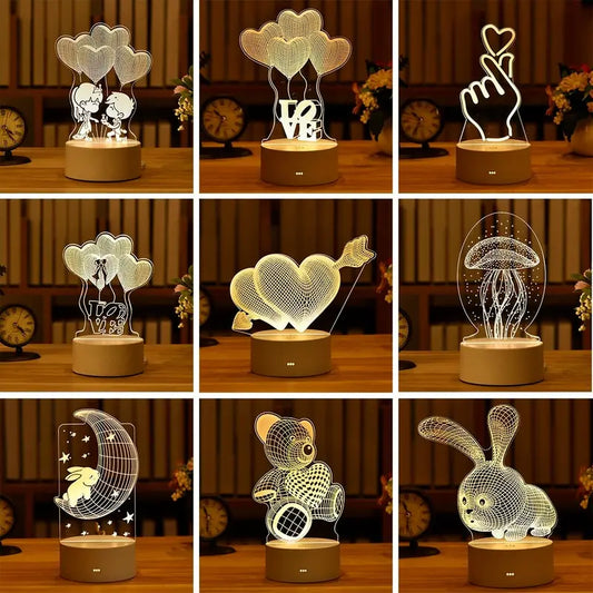 Acrylic 3D Lamps