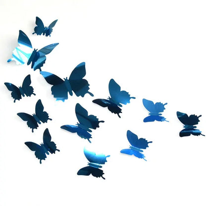 Mirror Wall 3D Butterflies Decal Sticker